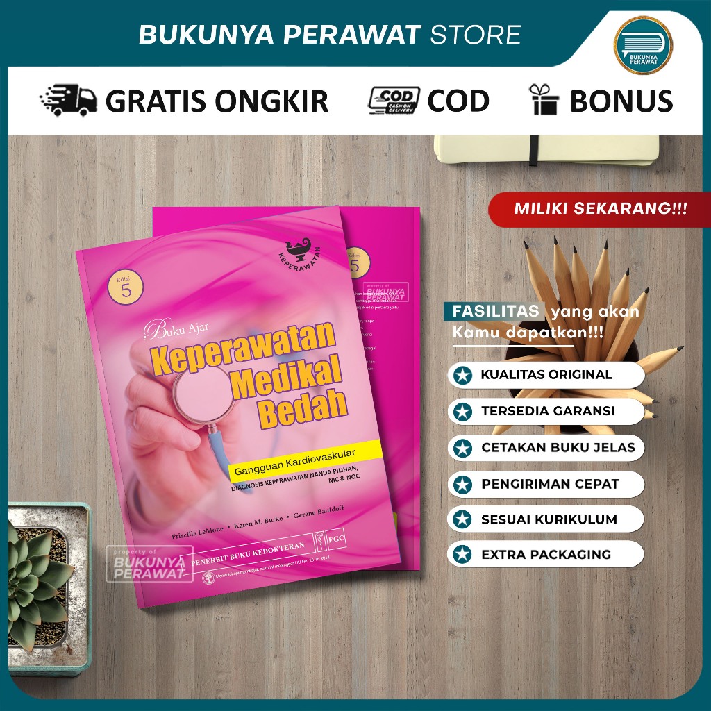 Jual Buku Ajar Keperawatan Medikal Bedah Gangguan Kardiovaskular Edisi