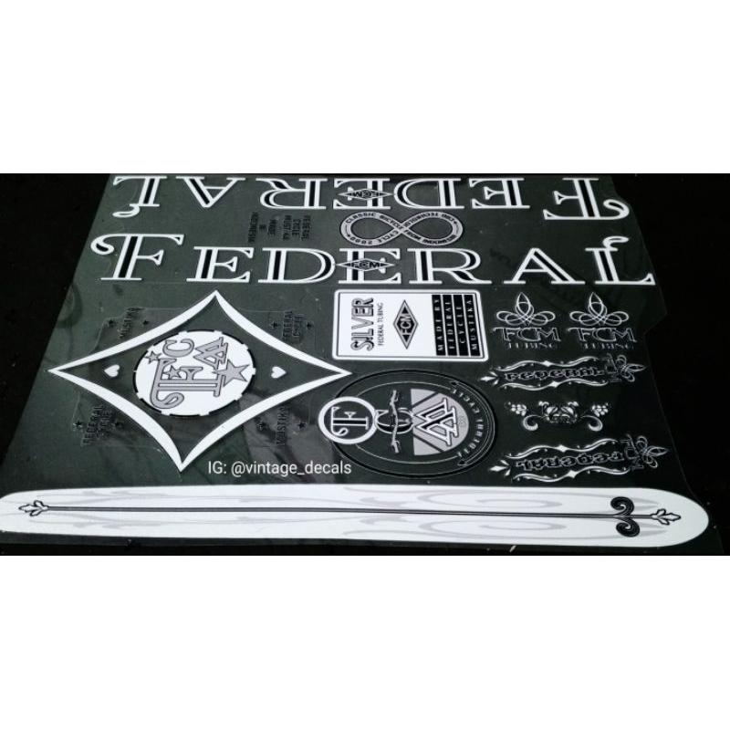 Jual sticker decals Federal custom Rivendell bicycle RBW | Shopee Indonesia