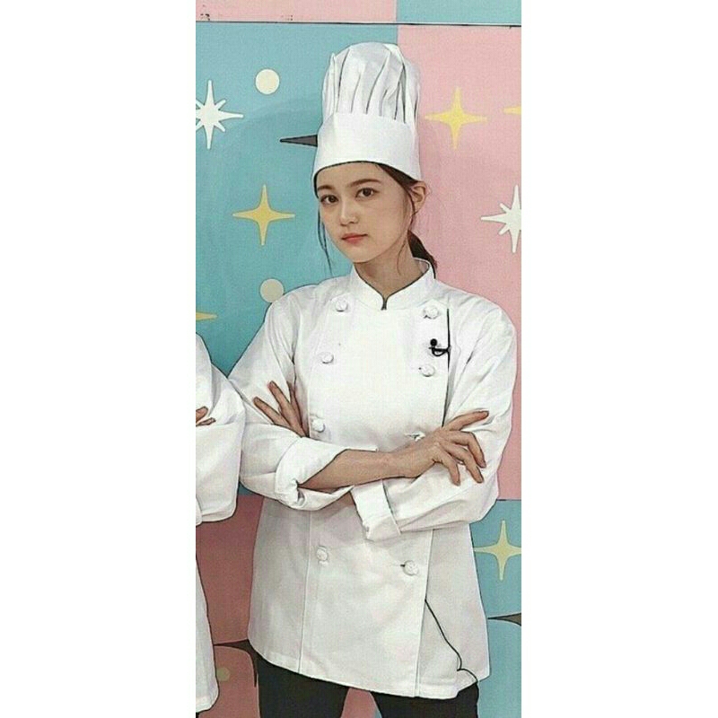 Jual Topi Koki Model Jamur Masterchef Topi Masak Bahan American Drill ...