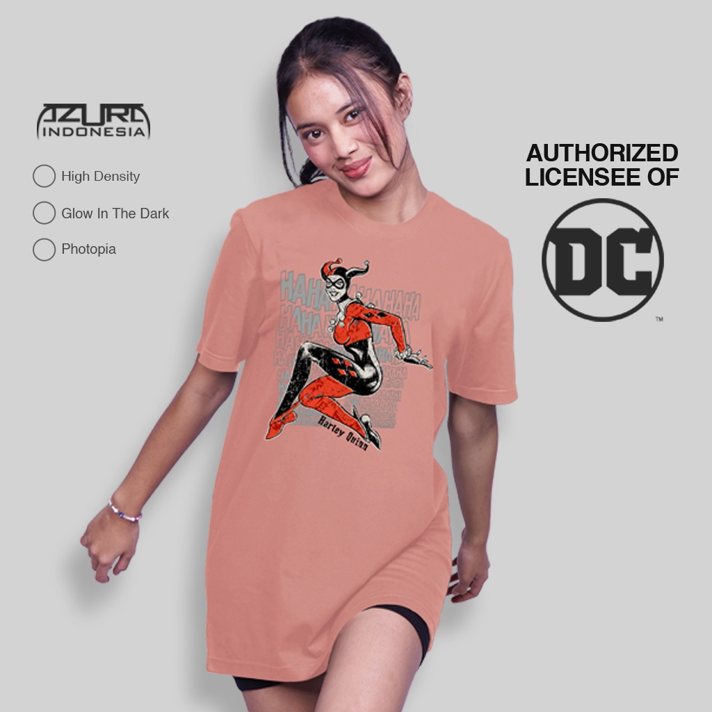 Jual Azura Tshirt DC Comics Original Harley Quinn Jump Vintage Comic