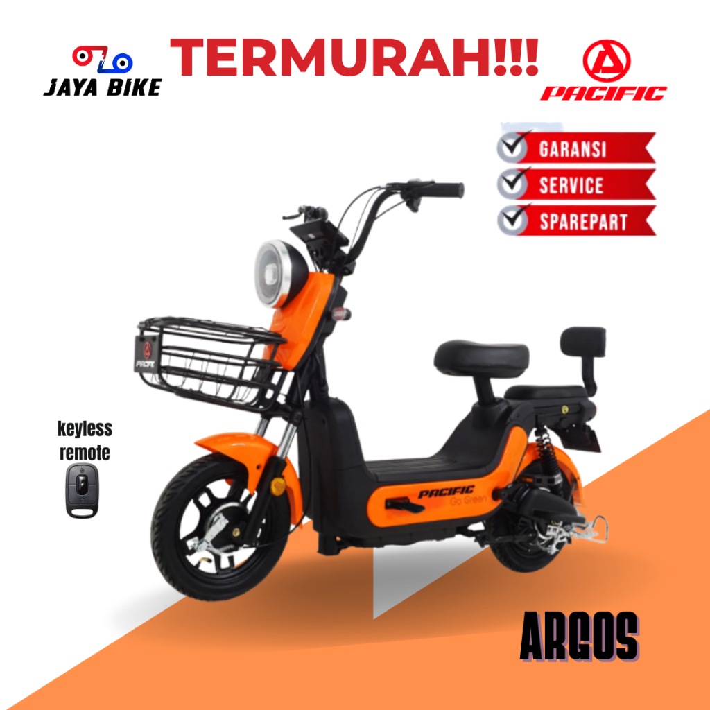 Jual Sepeda Listrik Pacific Argos Electric E Bike Shopee Indonesia