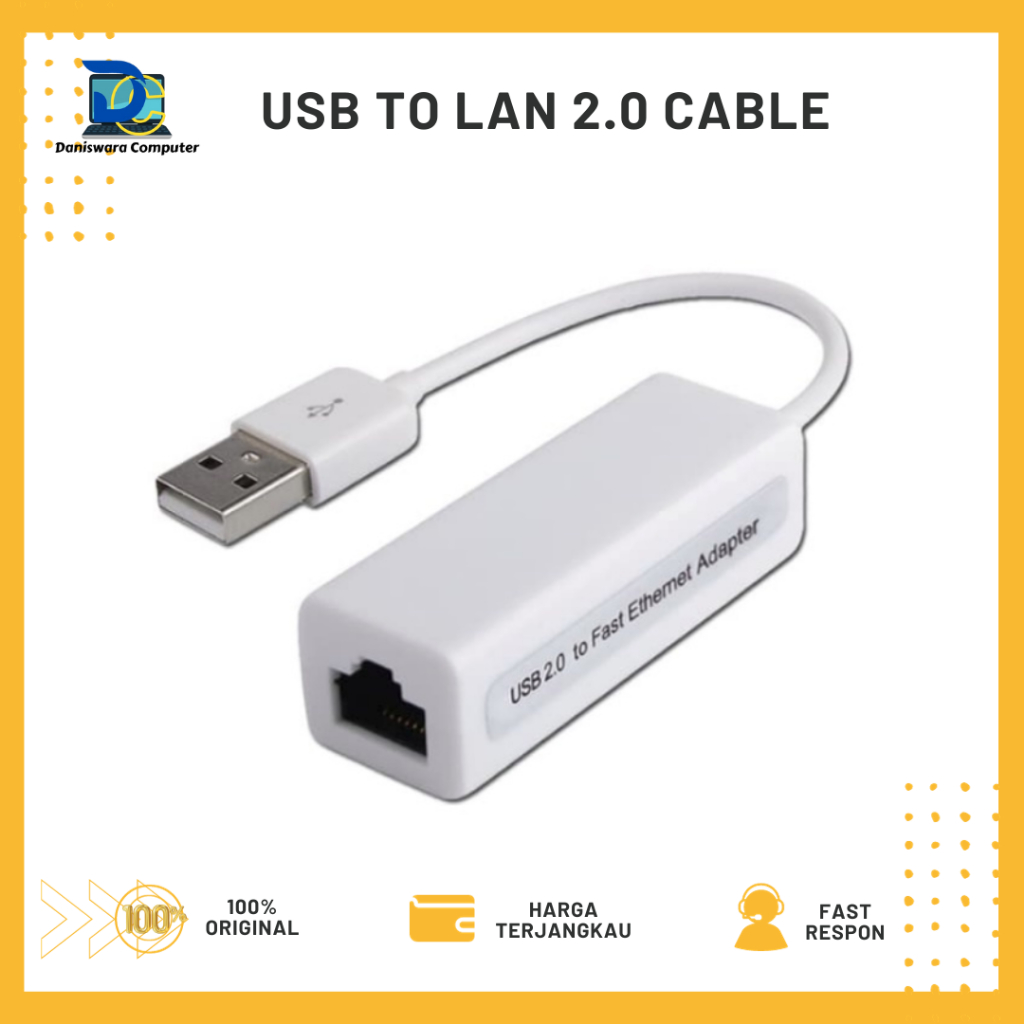 Jual USB TO LAN cable | Shopee Indonesia