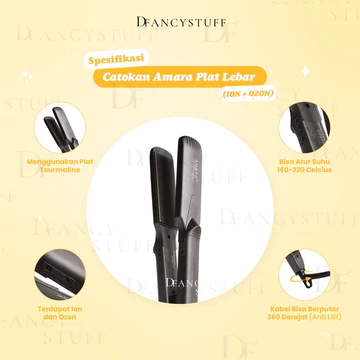 Catokan Amara Plat Lebar (ION OZON) Dfancystuff