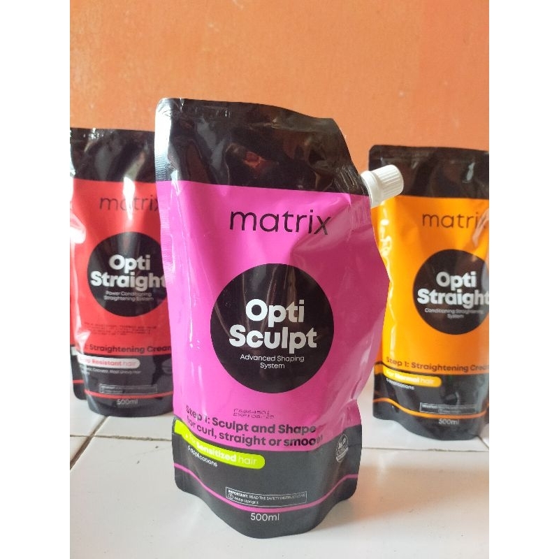 Jual [COD] pelurus rambut matrix sculpt sensitized hair 500ml step 1 ...