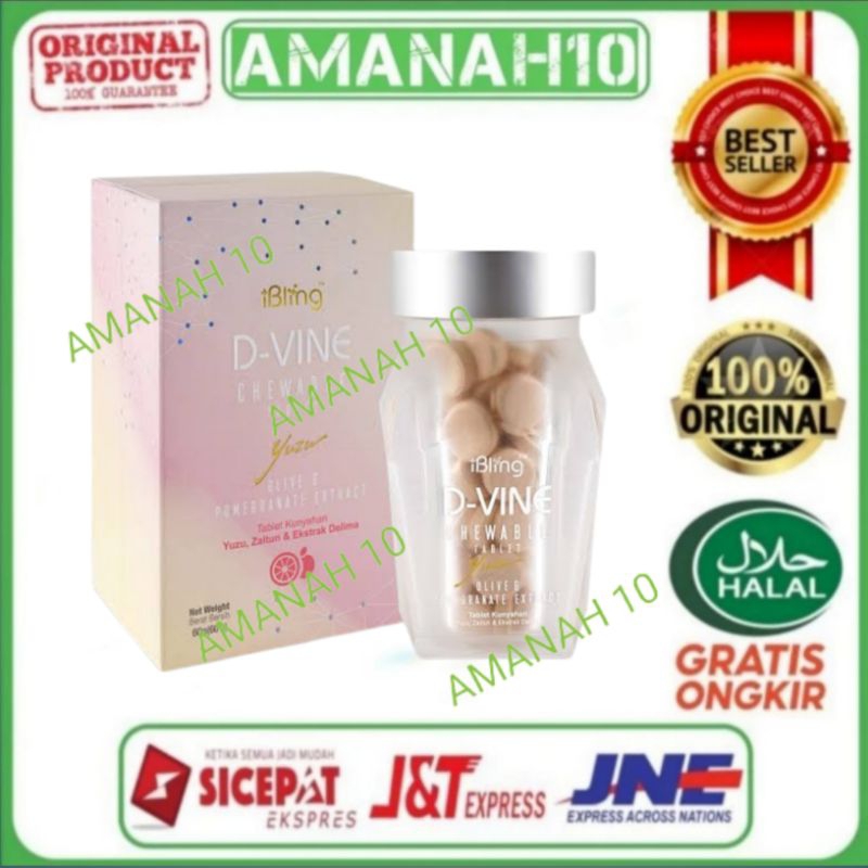 Jual D Vine Collagen Isi 30 Butir Original Candy DVINE Collagen