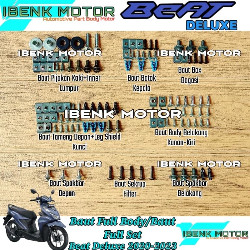 Jual Baut Baud Full Body Honda Beat Deluxe New Led Tahun Shopee Indonesia