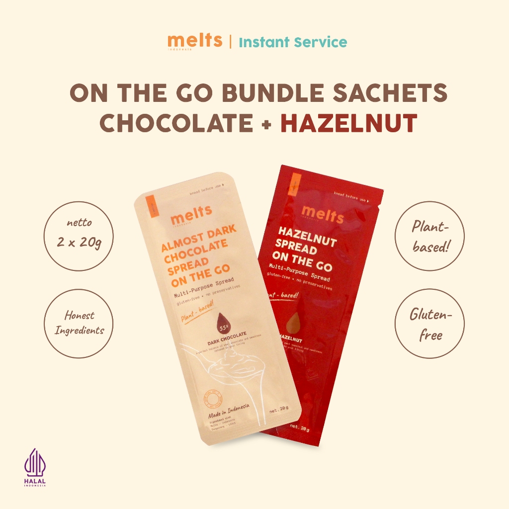 Jual Instant Service - Melts On The Go - Spread Sachet (Less Sugar ...