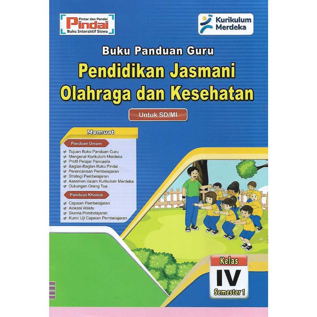 Jual Buku Panduan Guru PJOK Kelas 4 SD/MI Semester 1 Kurikulum Merdeka ...