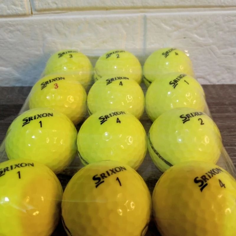 Jual Paket 12Pcs Bola Golf Srixon All Type Warna Kuning Grade A ...