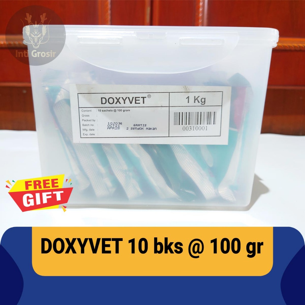 Jual Doxyvet 100 gr GROSIR 1 Toples Obat ayam burung ngorok CRD flu ...