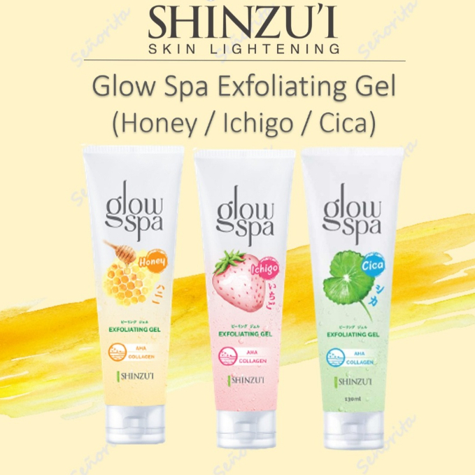 Jual SHINZU'I Glow Spa Exfoliating Gel 130 ML Shinzui Gel eksfoliasi