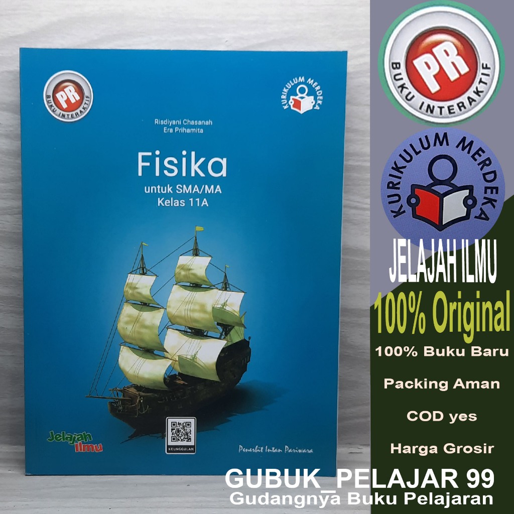 Jual Buku Interaktif PR FISIKA 11A Kelas 11 Semester 1 SMA/MA Kurikulum ...