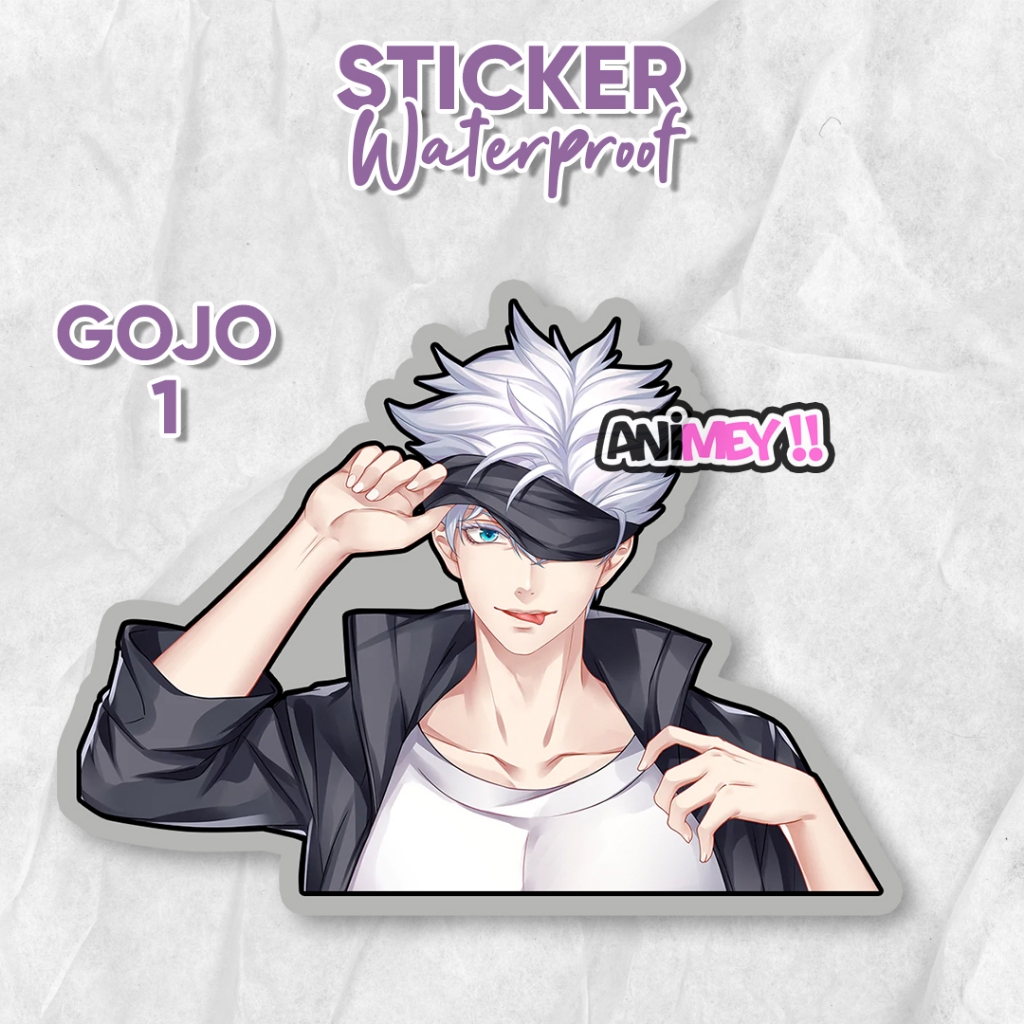 Jual Stiker Gojo Satoru / Sticker Anime Waterproof / Jujutsu Kaisen ...