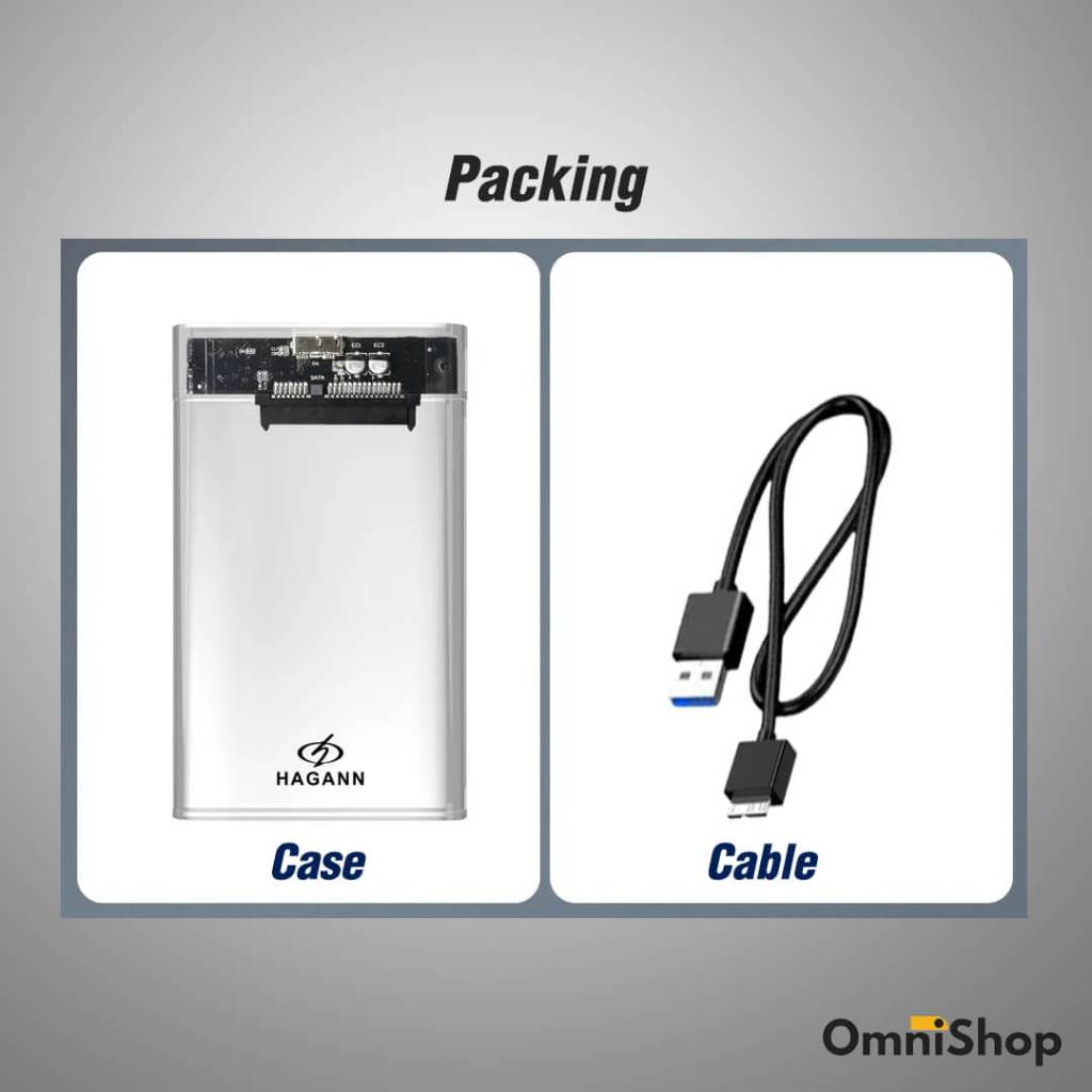 Jual Case Hardisk Eksternal USB 3.0 Dengan Kabel | Casing HDD SSD ...