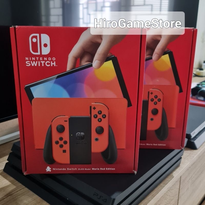 Jual Nintendo Switch Oled Red Mario Edition | Shopee Indonesia