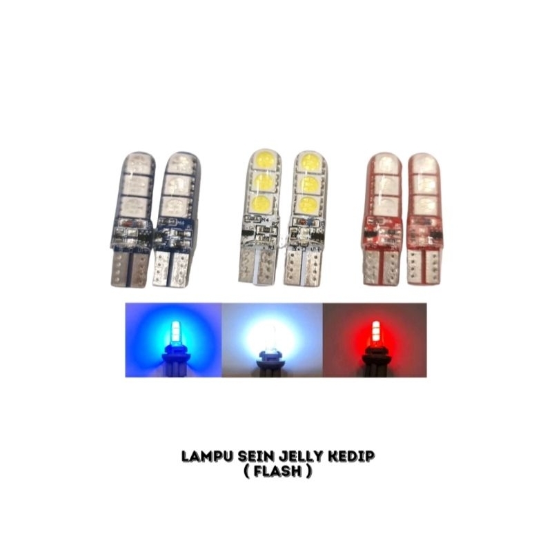 Jual Lampu Bohlam Sein Sen Led T Jelly Flash Kedip Strobo Harga Sudah