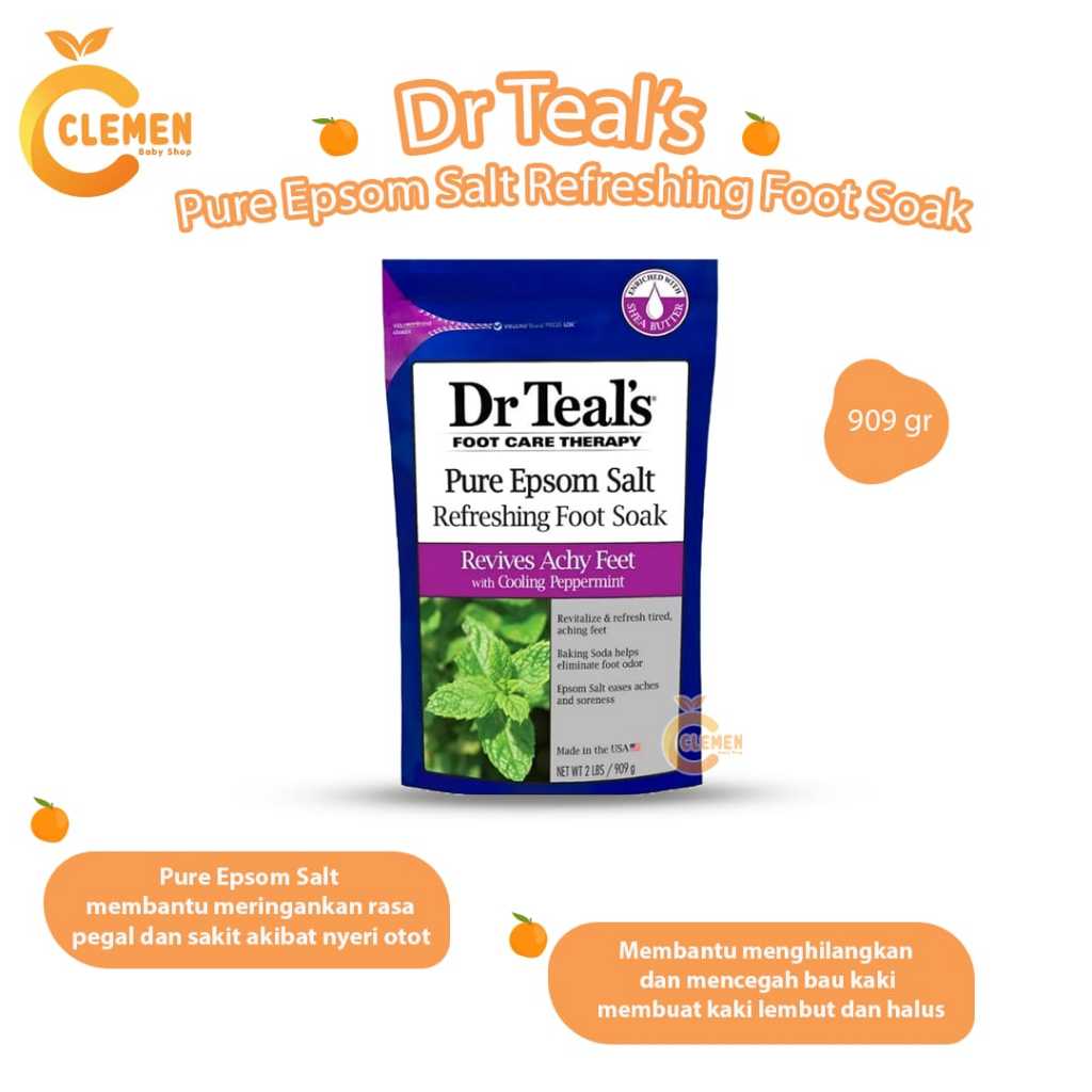 Jual Dr Teal's Foot Soak Cooling Peppermint 909gr (Garam Berendam Kaki