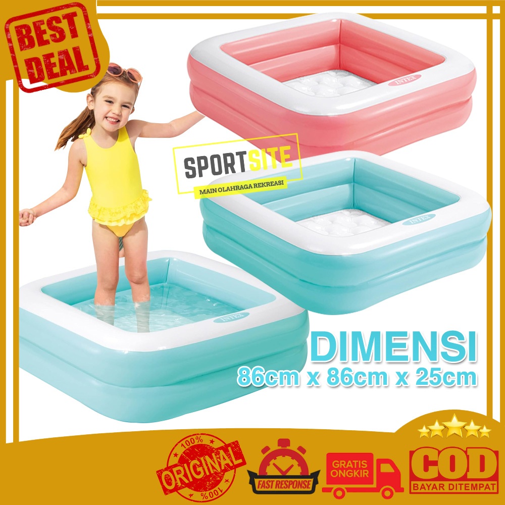 Jual Intex Play Box Pools Kotak. Kolam Renang Bermain Bak Mandi Anak ...