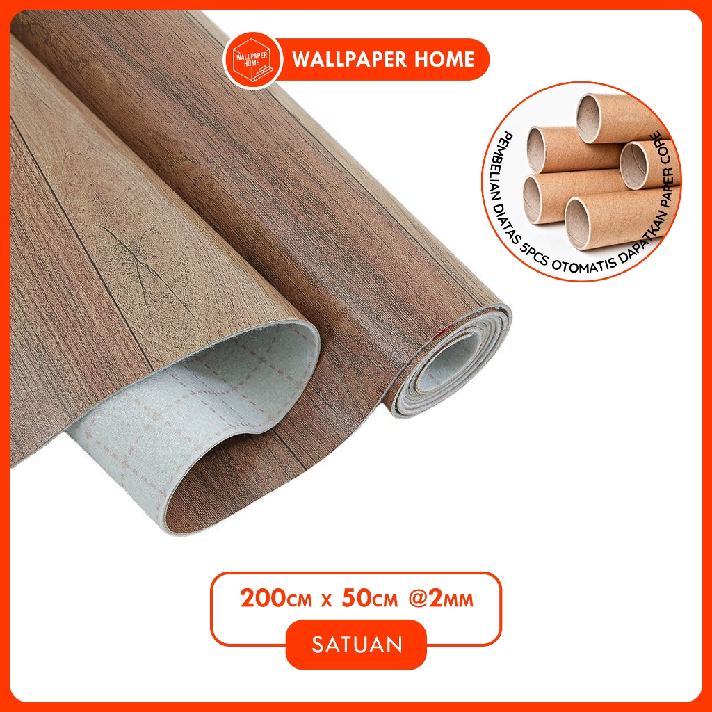 KARPET LANTAI VINYL METERAN LEBAR 2M TEBAL 0.7MM PANJANG PER 50CM lem Kayu