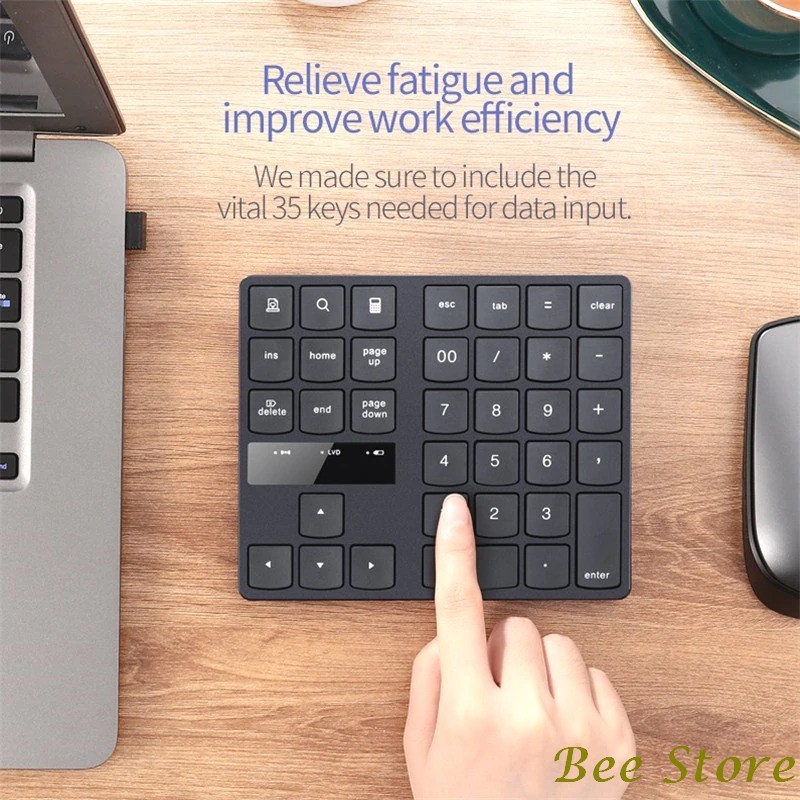 Jual Keypad Numerik Multimedia Wireless External USB Cocok Laptop dan ...
