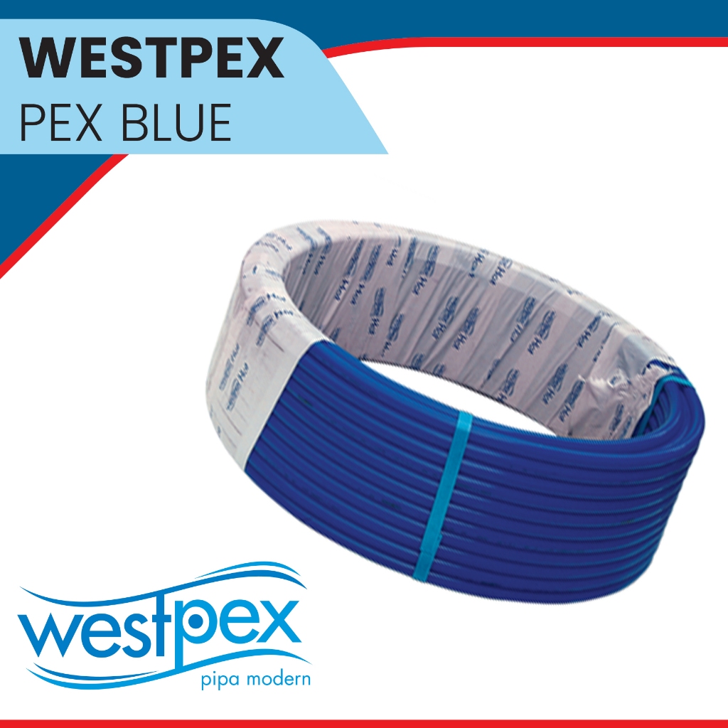Jual PIPA PEX POLYETHYLENE WESTPEX BLUE COLD PN12.5 / RED HOT PN12.5 ...