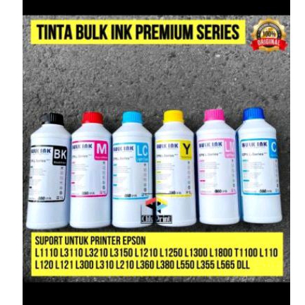 Jual Tinta Bulk ink 1Liter untuk Printer Epson L Series | Shopee Indonesia