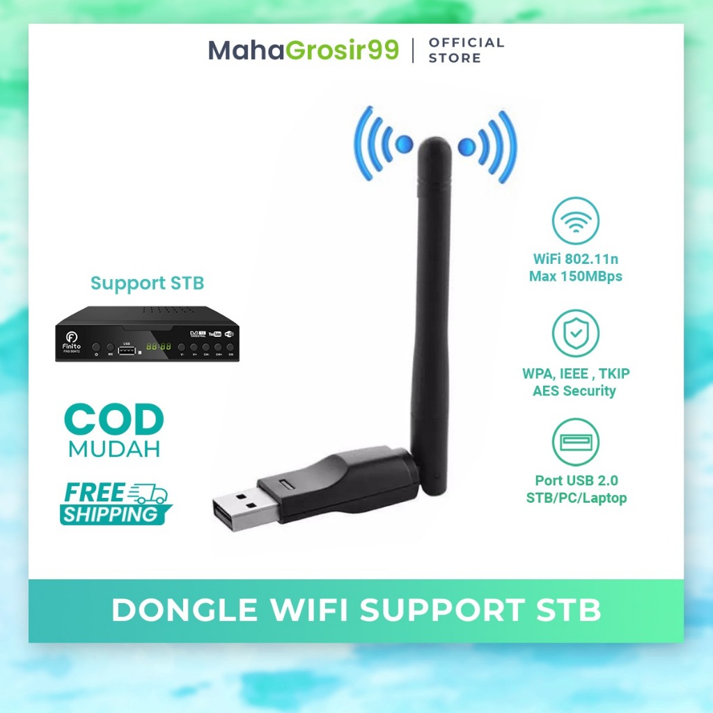 Jual USB Wifi Dongle/WIFI WIRELLESS SET TOP BOX/ Adapter Receiver ...
