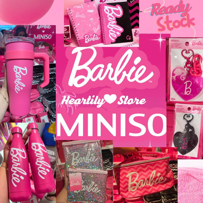 Jual Heartily Ready Stock Bukan Po Miniso Typo Barbie Miniso Siap