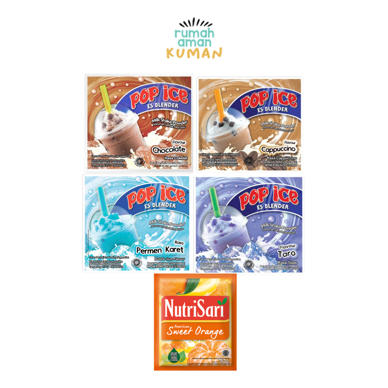 Jual Pop Ice Cappucino / choco / permen karet / taro / pop ice ...