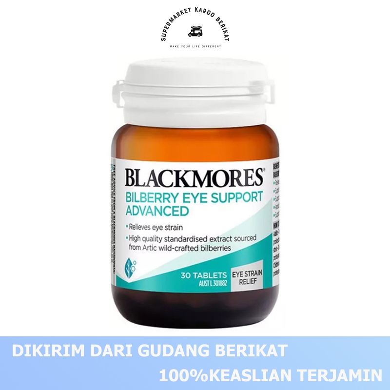 Jual Blackmores Bilberry EYE SUPPORT Advanced Eye Health Support 30