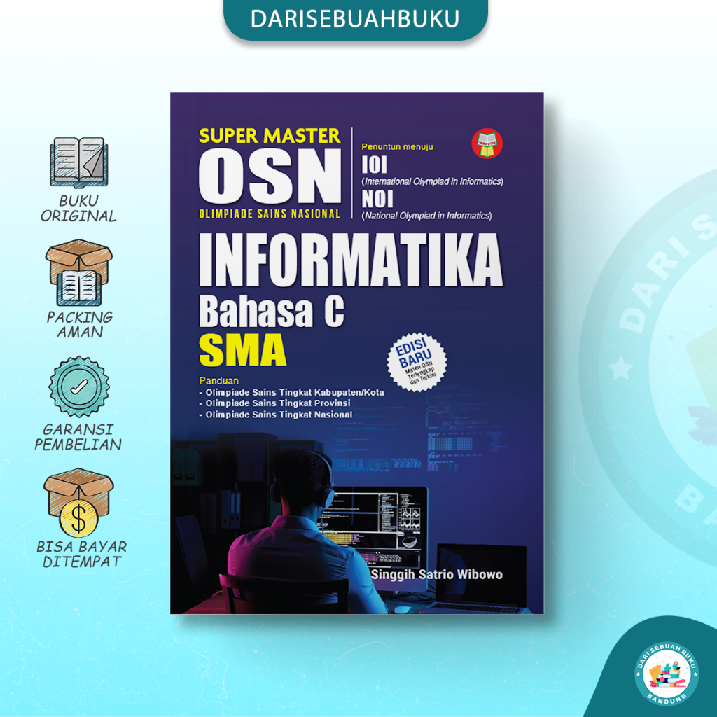Jual Buku SUPER MASTER - OSN INFORMATIKA BAHASA C untuk SMA - Edisi ...