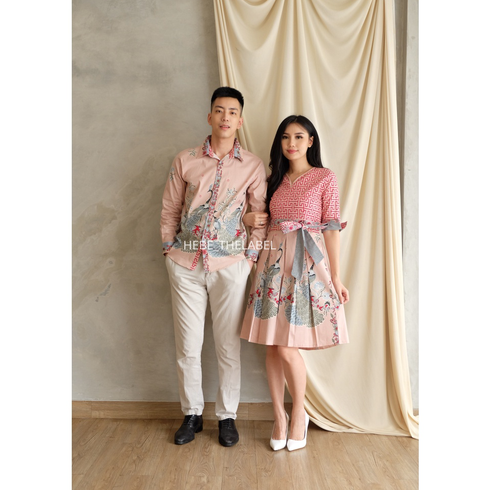 Jual Ready Stock Min ( PEACH ) Batik Cheongsam Chinese New Year ( Men ...