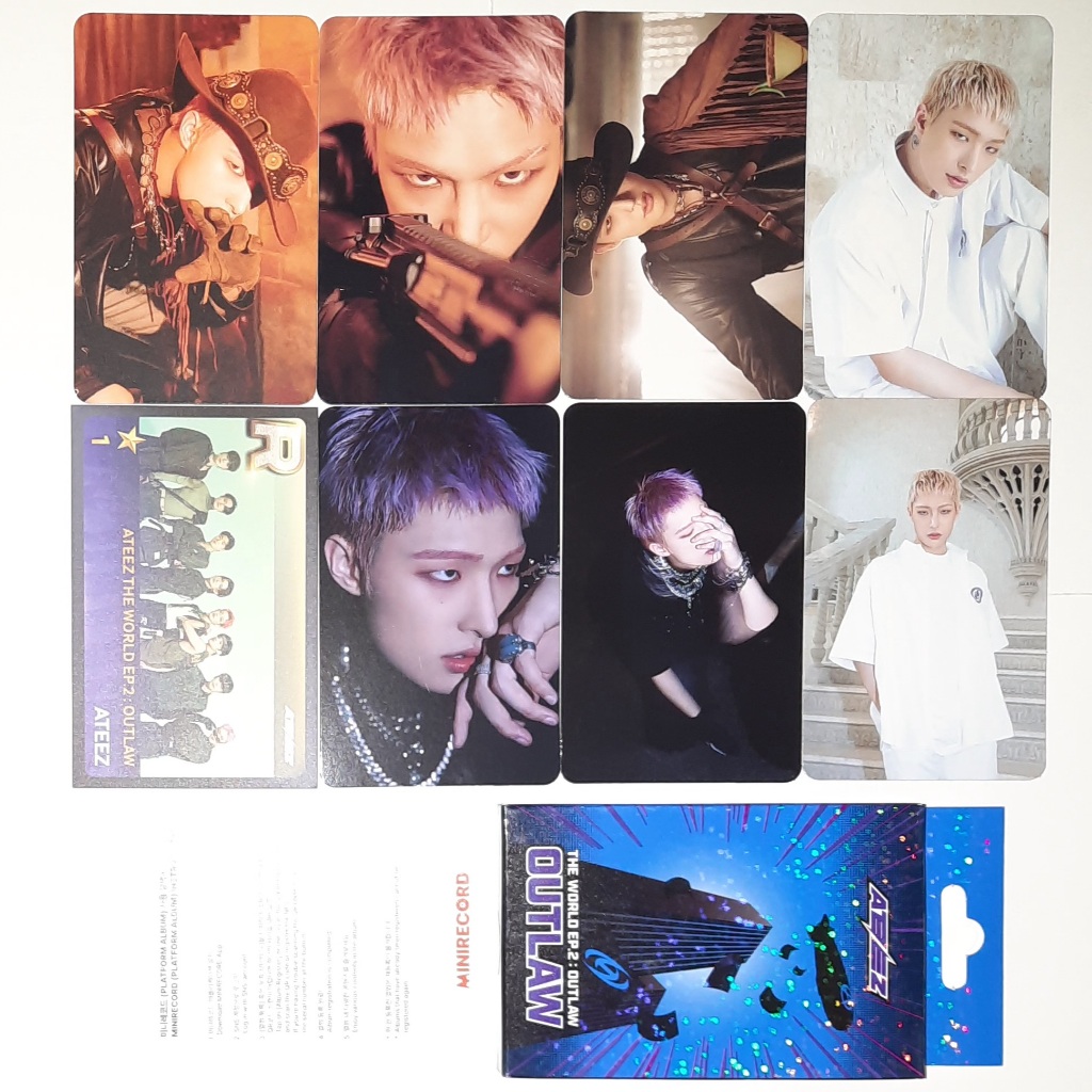 Jual (photocard) ateez the world ep.2 outlaw bouncy official album
