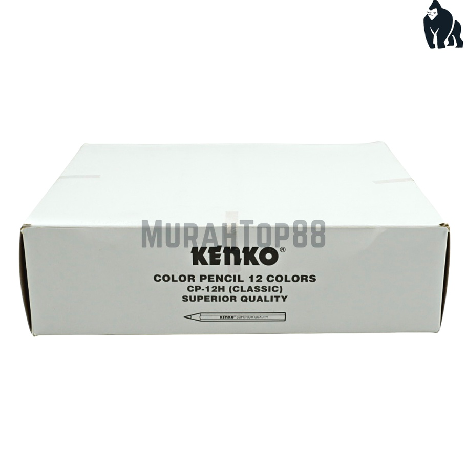 Jual Super Promo Pensil 12 Warna Panjang Kenko / Color Pencil CP-12F ...