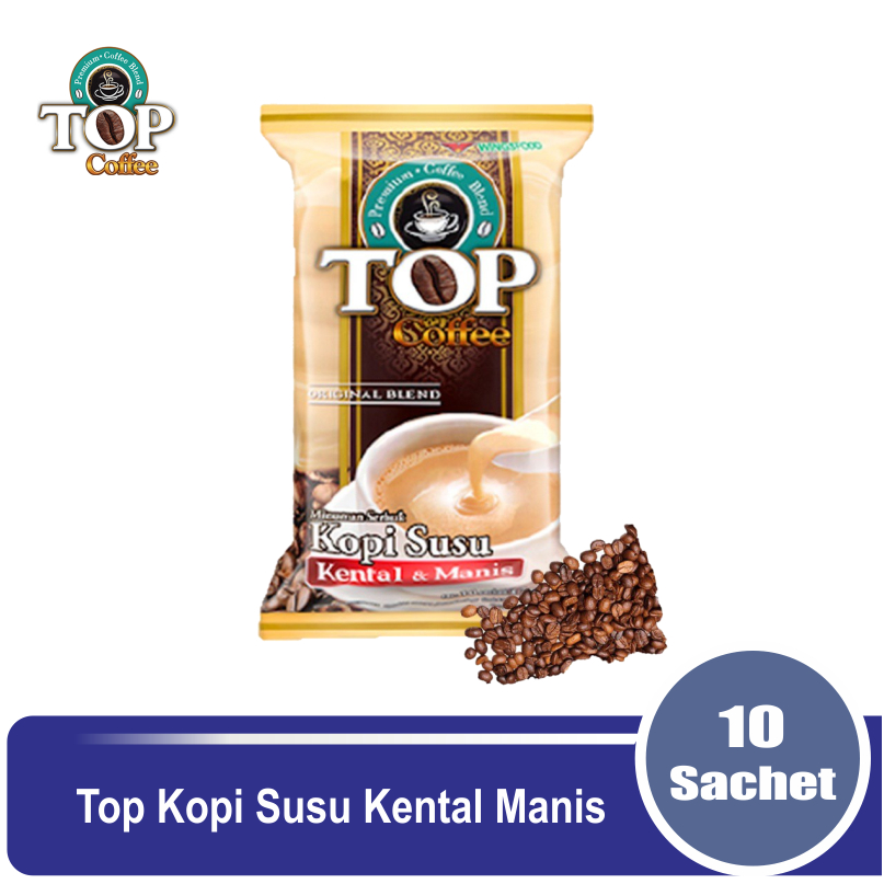 Jual Top Kopi Susu Kental Manis 10 Sachet 30 Gr Shopee Indonesia 