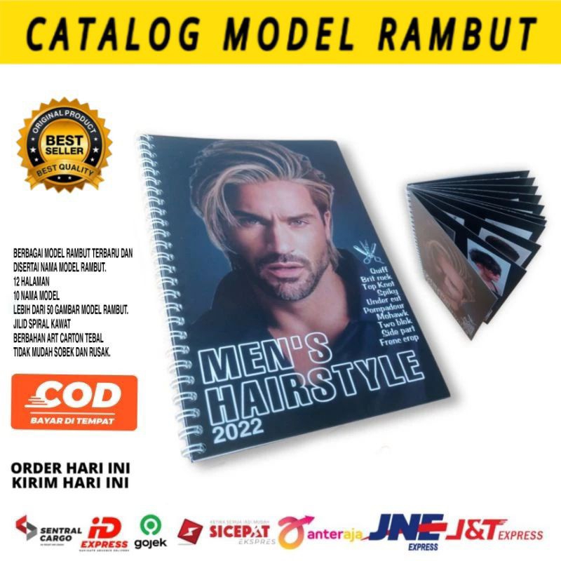 Jual BUKU MODEL RAMBUT . CATALOG MODEL RAMBUT. BUKU PANDUAN PANGKAS ...