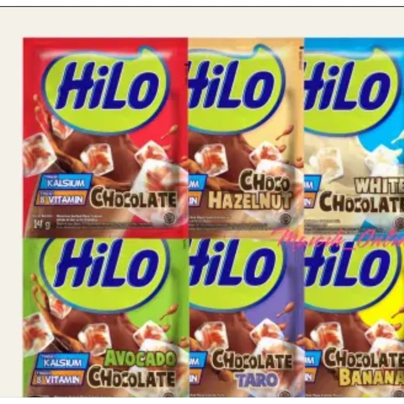 Jual hilo susu rasa chocolate kemasan sachet 1renceng 10pcs x 14gram ...