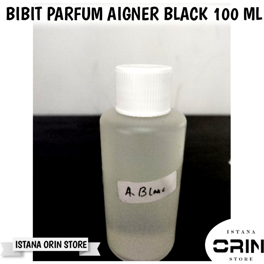 Jual BIBIT PARFUM MURNI AIGNER BLACK 100 ML ( NON AL-KOHOL TANPA ...