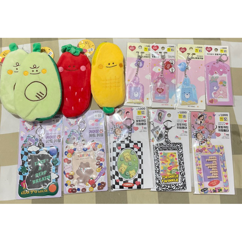 Jual Ready Stock daiso korea pensil case cahol id card pc holder