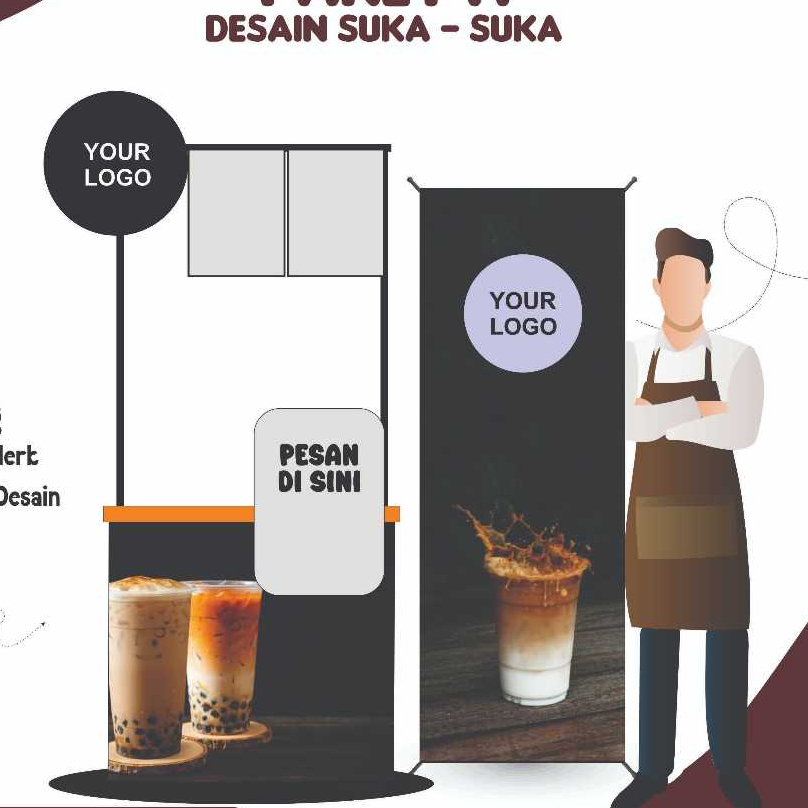 Jual PROMO BOMBASTIS! BOOTH PORTABLE UKURAN 80CM/ ROMBONG LIPAT FULL ...