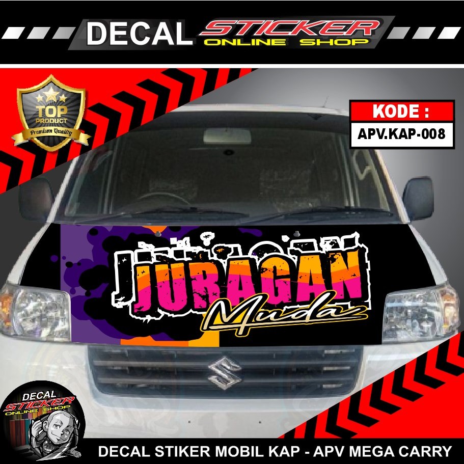 Jual STICKER KAP MOBIL APV MEGA CARRY PICK UP STICKER KEREN | Shopee ...