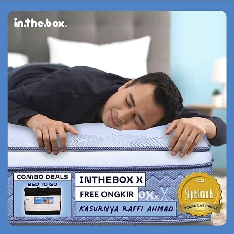 Jual Kasur Springbed Inthebox X Free Bantal Free Ongkir Shopee