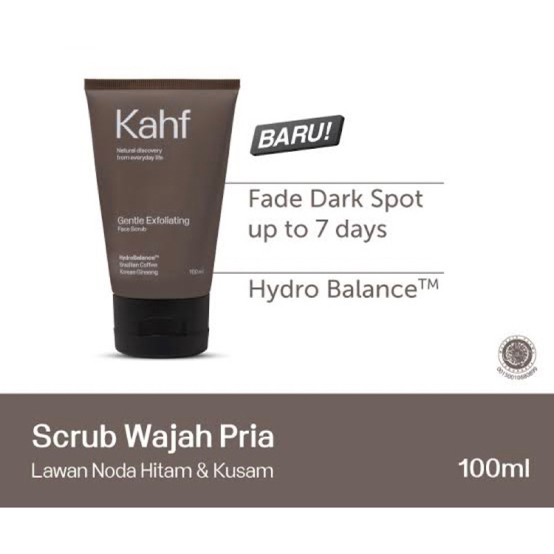 Jual KAHF Face Wash Kahf Face Scrub 100 ML Shopee Indonesia