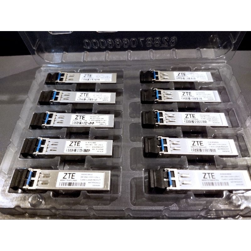 Jual SFP 1.25G-10km-1310nm SM Singlemode ZTE Network tranciever ...