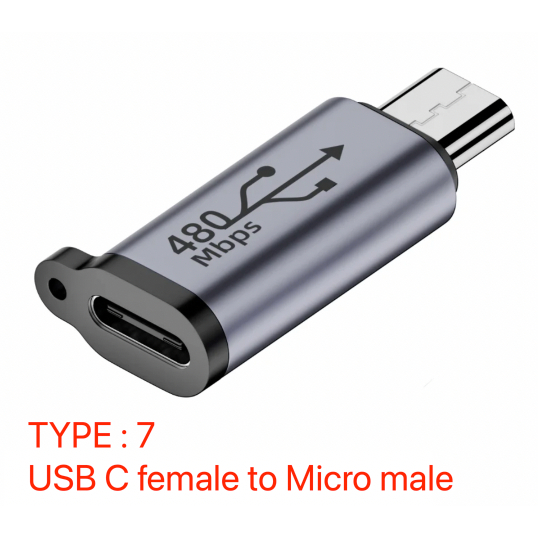 Jual Adaptor Adapter Converter Lightning Female Micro Usb Female Usb Type C Female Mini Usb 0916