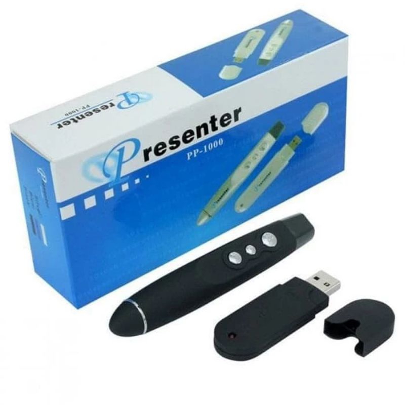 Jual SALE !! PEN PRESENTER PP1000 / LASER POINTER WIRELESS / LASER ...