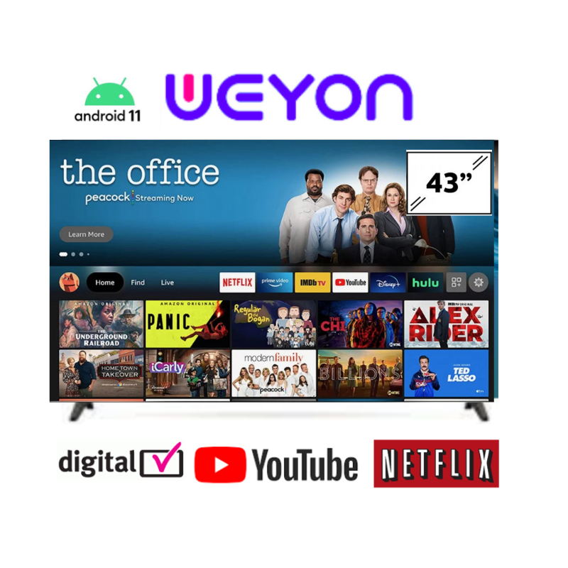 Jual [Pack Kayu] Smart TV 43 inch Digital Android TV Weyon Smart TV
