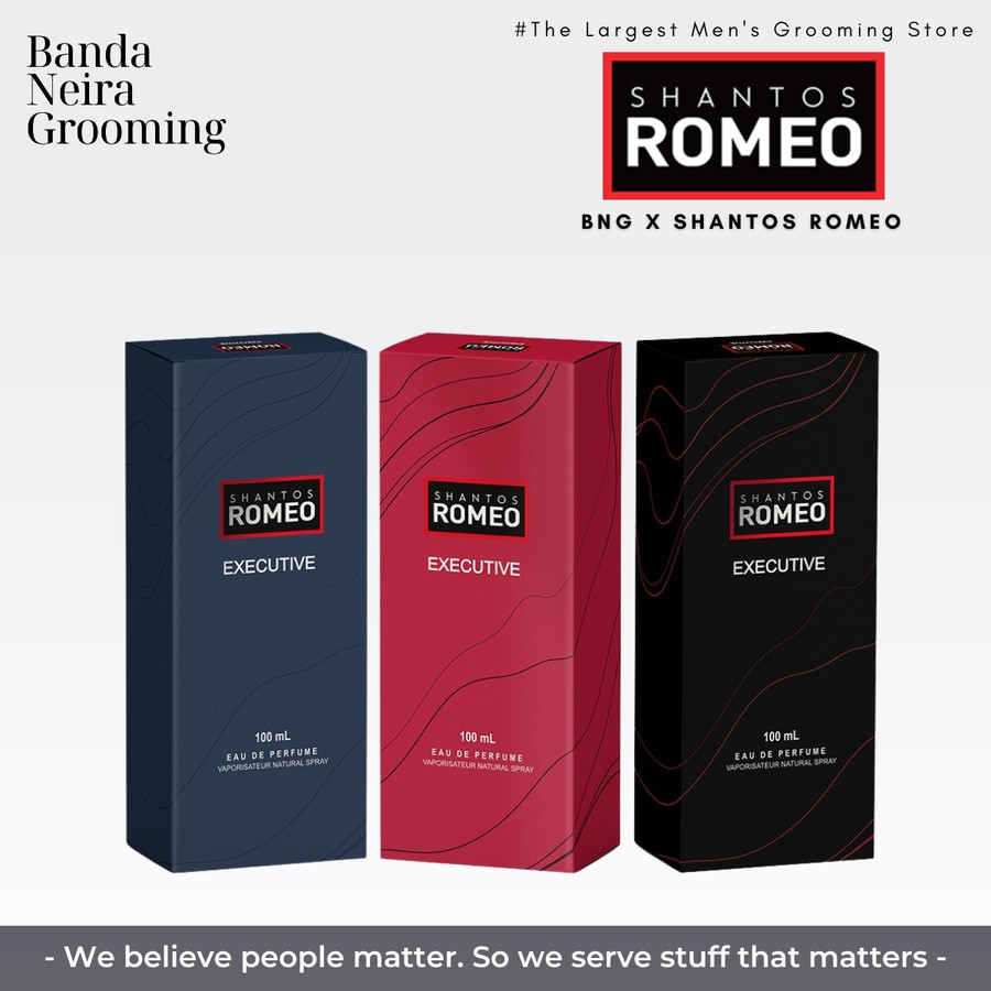 Jual Shantos Romeo Executive Eau De Perfume / EDP | Shopee Indonesia