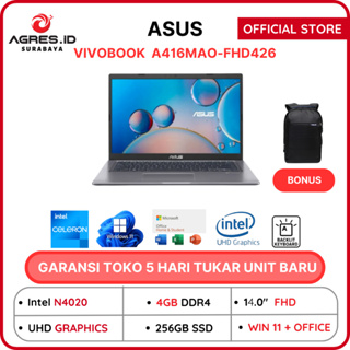 Promo ASUS Vivobook Laptop 14 Inch/Corei5/4GB/Win10 - A416EP-FHD551 SILVER  Diskon 7% di Seller Protech Solution - Protech Solution - Kota Surabaya