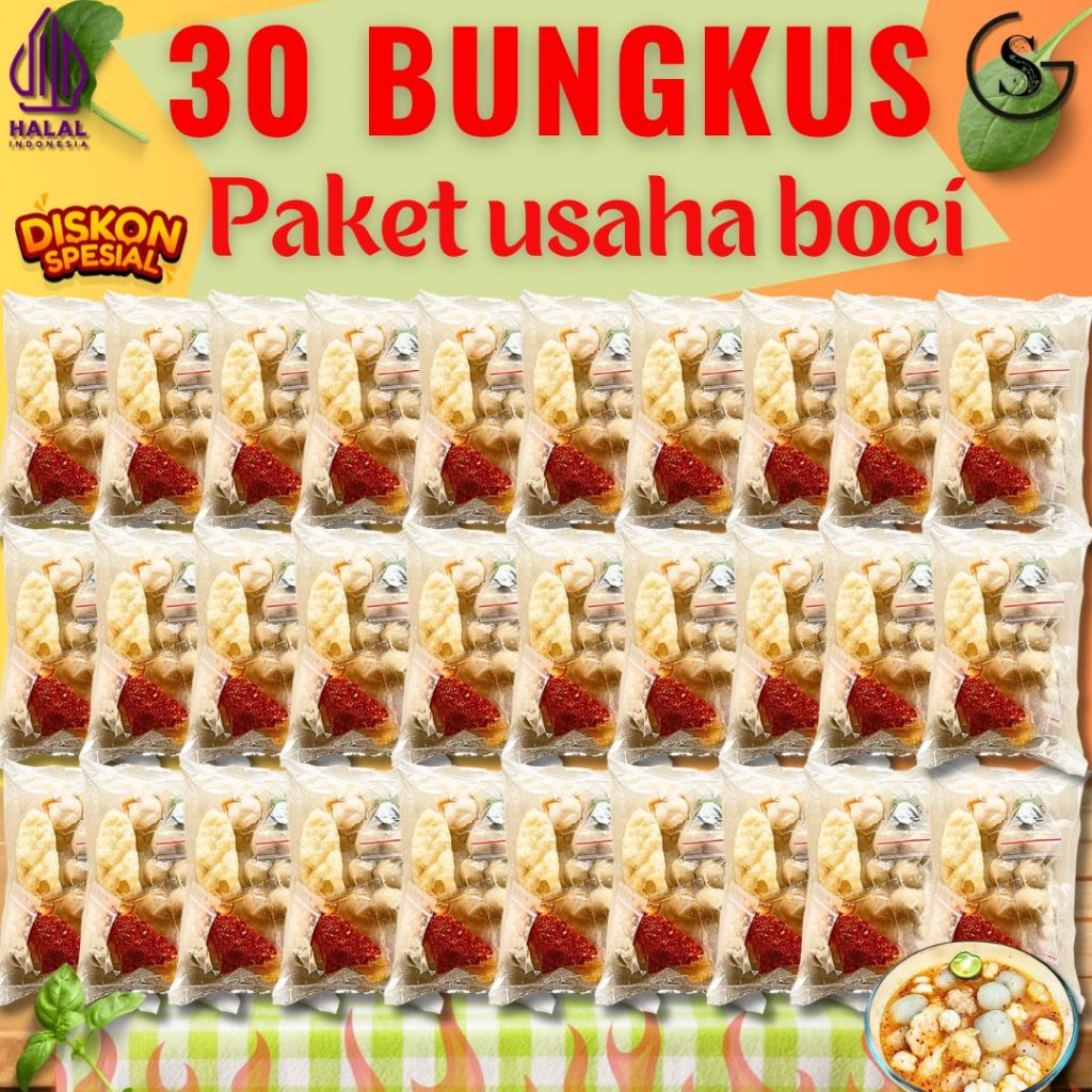 Jual 30 Bungkus Baso Aci Paket Hemat Usaha Hotpot Instan Shopee Indonesia